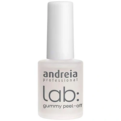 Image of Andreia Professional Gummy Peel off LAB Nail Treatments Base Coat Polish Barrier and Liquid Cuticle Guard for Art Protects Skin 10.5 ml
