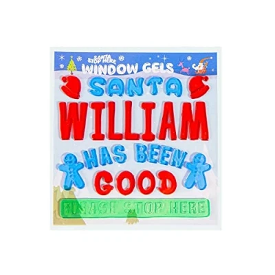Image of Personalised Window Gels (William)