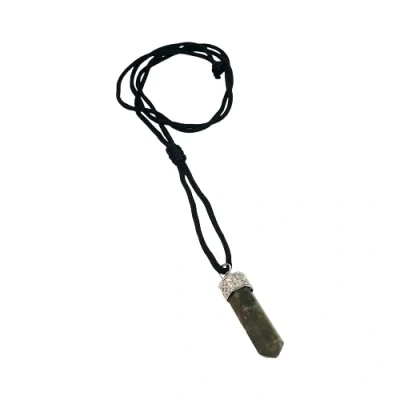 Image of VIE Naturals Pencil Pendant, Labradorite, 25 30mm, One
