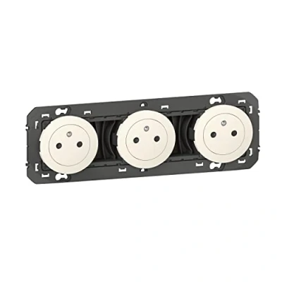 Image of Legrand LEG95219 3X2P+T Surf BLC Compo Dooxie Triple Socket 2P + T Pre Cable Surface White Composable