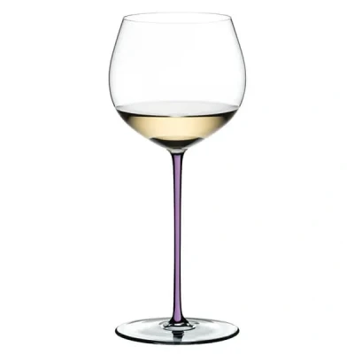 Image of Riedel Hand Made Fatto a Mano Oaked Chardonnay Wine Glass Violet
