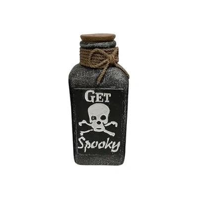 Image of Gem Imports Halloween Get Spooky Potion Bottle Decoration 15cm
