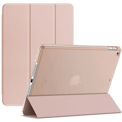 Image of For Apple iPad Mini 1/2/3 Smart case Magnetic Stand cover with Wake/Sleep (Rose Gold)