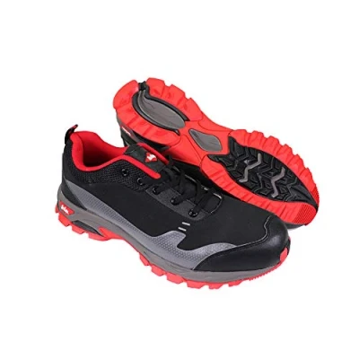 Image of Lee Cooper Workwear Mens Lightweight Metal Free Work Safety Trainer Softshell Composite Toecap Anti Penetration Midsole Shoes S1P/SRA, Black, 7 UK/41 EU