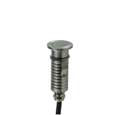 Image of SUBWAY Outdoor LED Recessed Floor &amp; Decking Nickel, IP67 173lm 4000K 3.2x7.5cm