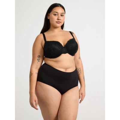 Image of Lindex BRA Akleja Emelie LACE PLUS SIZE Underwired bra, Women&#039;s, Size: 44C, Black