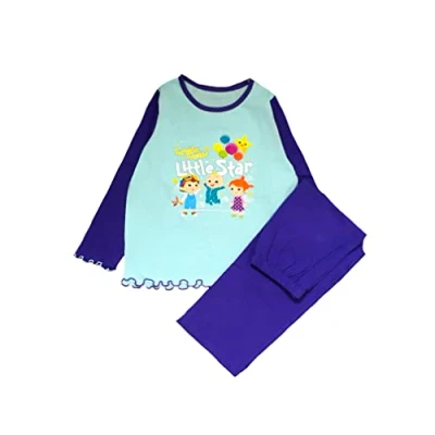 Image of Cocomelon Coco Melon Girls Pyjamas Age 2 3 Years (Lilac, Years)