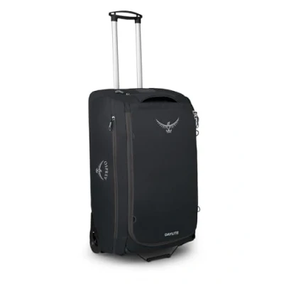Image of Osprey Daylite Wheeled Duffel 85 Durable Light Convertible Travel Black O/S