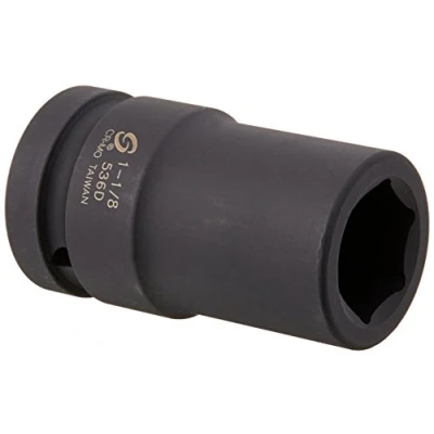 Image of Sunex 536D 1&quot; Drive Deep 6 Pt. Impact Socket 1 1/8&quot;