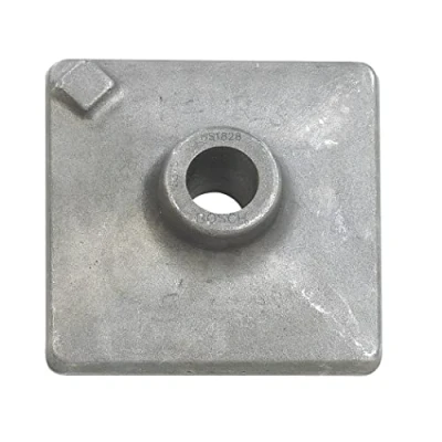 Image of BOSCH HS1828 1 Piece 5 In. x Tamper Plate Works with SDS Max, Spline/Round Hex, and 3/4 Hex Hammers Hammer Steel,Silver