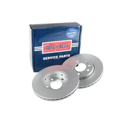 Image of Borg &amp; Beck BBD4064 Brake Disc Pair (Front): Audi, Skoda, VW, Seat.(fr) 96