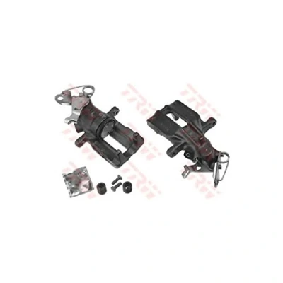 Image of 4D0615406M, 4D0615406Q, 4D0615424, 4D0615424B Brake caliper TRW BHT124E black Cast Iron AUDI: A8 D2