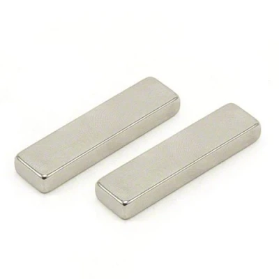 Image of N42 Neodymium Magnet for Arts, Crafts, Model Making, DIY, Hobbies, Office, and Home 40mm x 10mm 5mm thick 8.3kg Pull Pack of 20