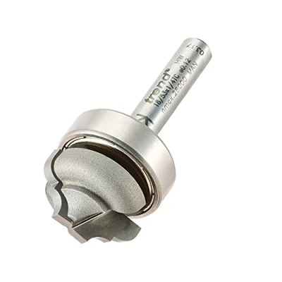 Image of Trend Professional Bearing Guided Classic Router Cutter Bit, 1/4 Inch Shank, 22mm Cut Diameter, 10mm Length, 3.5mm Radius, 18/53X1/4TC