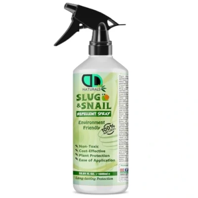 Image of Slug &amp; Snail Repellent Max Powerful Pellets for Protecting Ornamental Plants and Garden Vegetables Repellant Organic Gardening, Effective, Fast Acting (1000ml Spray)