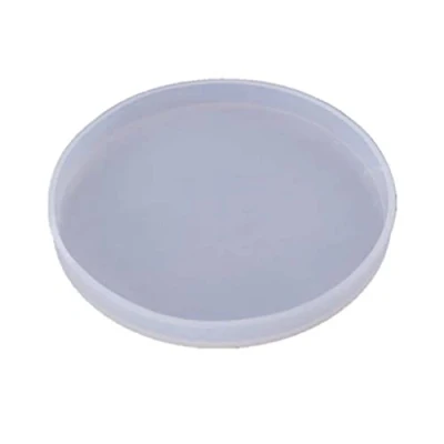 Image of Coaster Resin Molds Round Tray Silicone Mould Disc Shaped Epoxy Casting Mold for DIY Crafts Cup Mat Home Decors