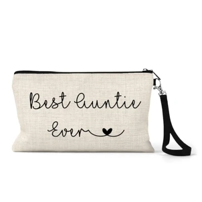 Image of Auntie Birthday Gift from Niece, Best Gifts, Makeup Bag, Gift, Nephew, Thank You Gifts (Best Ever (Unpersonalised))
