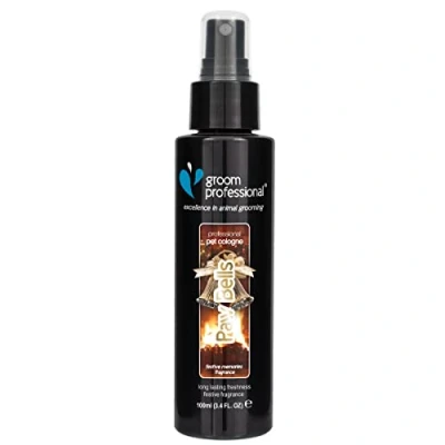 Image of GROOM PROFESSIONAL Paw Bells Dog Cologne Spray Perfume for Smelly Dogs Festive Memories Fragrance Leaves Coat Smelling Great Perfect Use Between Washes, 100ml