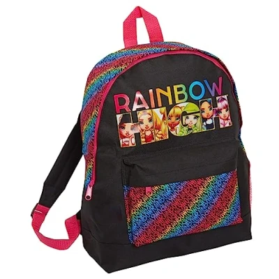 Image of Rainbow High Backpack for Girls School Bag Kids Large Premium Travel Rucksack