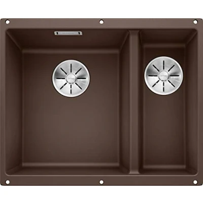 Image of BLANCO SUBLINE 340/160 U 523 557 Kitchen Sink, Brown, 340mm/160mm Becken Links