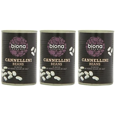 Image of (3 PACK) Biona Org Cannellini Beans 400g 3 PACK BUNDLE