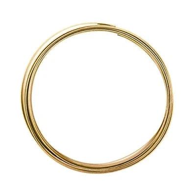 Image of Vaessen Creative Aluminium flat wire 10x1mm 2,5m light gold,