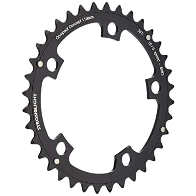 Image of Stronglight 5 Arm/110PCD Chain Ring Black, 42 T