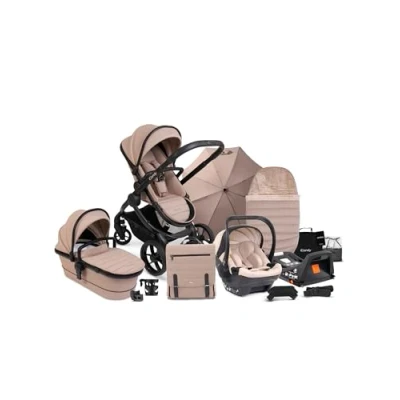 Image of iCandy Peach 7 Complete Bundle Cookie with Latte Cocoon Car Seat &amp; Base