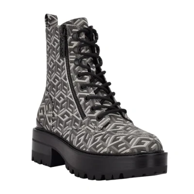 Image of GUESS Women&#039;s Fearne Combat Boot, Black 008, 5 UK