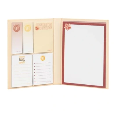 Image of Grupo Erik Harry Potter Notes Set Platform 9 3/4 6 Notepads in Different Sizes Cute Sticky Gifts, Merchandise, Stationery