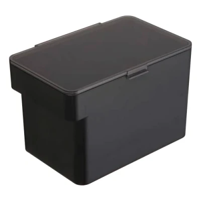 Image of YAMAZAKI 5612 TOWER Pet Food Container (3.5 KG), black, ABS Resin/Silicone, Minimalist, 30 x 19.7 19.2 cm