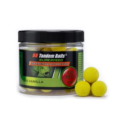 Image of Tandem Baits SuperFeed Fluo Pop Up Coco Vanilla, Carp Fishing Ups, Bait, Hookbaits, Accessories for Monster Fish 16mm 70g