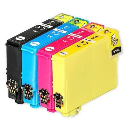 Image of Go Inks 1 Set of 4 Ink Cartridges to replace Epson T1816 (18XL Series) Compatible/non OEM for Expression Home Printers (4 Inks)
