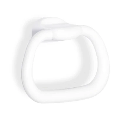 Image of Tatay Olympia Towel Ring, Small, Polypropylene, White, One Size