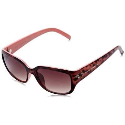 Image of French Connection Ladies Women&#039;s Small Plastic Sunglasses, Brown (Tortoise), One Size