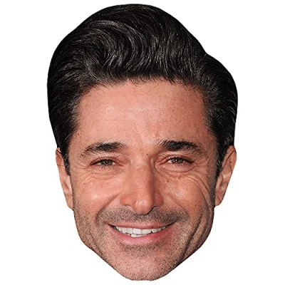 Image of Jake Canuso (Smile) Celebrity Mask, Flat Card Face, Fancy Dress Mask