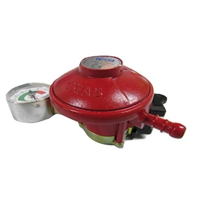 Image of Propane Gas Regulator with Gauge 27MM (37mbar Pressure)