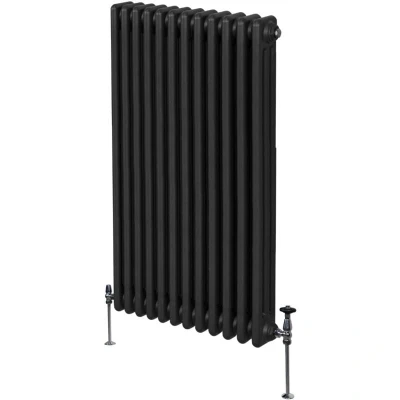Image of MonsterShop Traditional 3 Column Radiators 1500 x 562mm Black