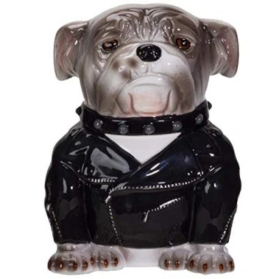 Image of Rocker Bulldog Ceramic Cookie Jar