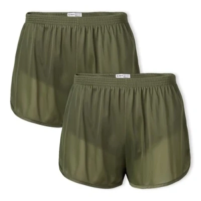 Image of Soffe Men&#039;s Ranger Panty Running Short, Od Green (2 Pack), XX Large