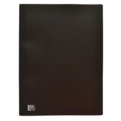 Image of Elba 491063 A4 Polypropylene Folder with 30 Pockets Black