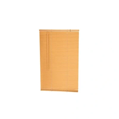 Image of Oypla 60 x 150cm PVC Teak Wood Grain Effect Home Office Venetian Window Blinds with Fixings