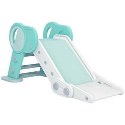 Image of AIYAPLAY Kids Slide Freestanding Toddler Foldable for Indoor Outdoor 1.5 3 Years Old, Green
