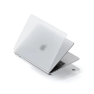 Image of Satechi Eco Hard shell Case Compatible with MacBook Air (M2, 2022) Model A2681 Lightweight and Slim hub Adapter Friendly Design Clear