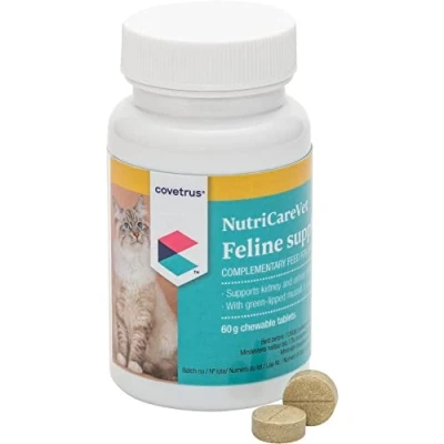 Image of Covetrus NutriCareVet Urinary Support to Physiological Function of Cats Tract 80 Chewable Tablets