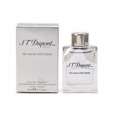Image of S.T. Dupont S.T, 58 Avenue Montaigne Curtains de toilette 5 ml/Pimlada Phuapradi Bottle Diagonal Cutting for