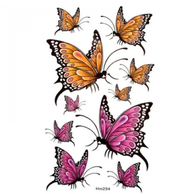 Image of SPESTYLE waterproof non toxic temporary tattoo stickersnew release butterfly temp tattoos fashion sexy
