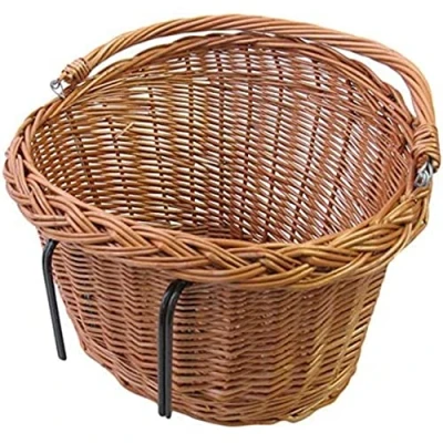 Image of Basil Bicycle Basket Detroit Varnished Natural One size 15021
