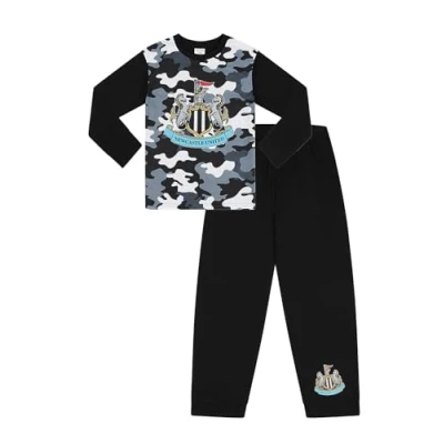 Image of Newcastle United Boys Football Club Camouflage Long Pyjama Set (14 15 Years)