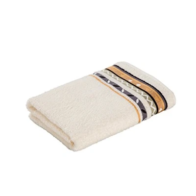 Image of Möve Bath Towel, Cotton, Ivory, 67 x 140 cm